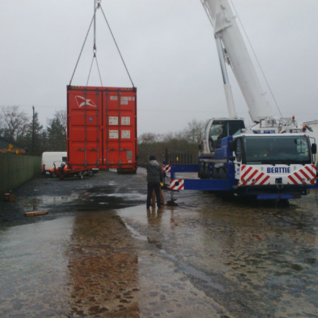 Six Komatsu Diesel Counterbalance Trucks Ready For Export To Egypt